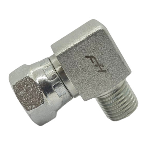 3/8" Block Male x Female 90 Adapter