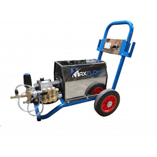 Maxflow Electric Pressure Washer – 400v 15 LPM Upright Frame (Auto Stop)