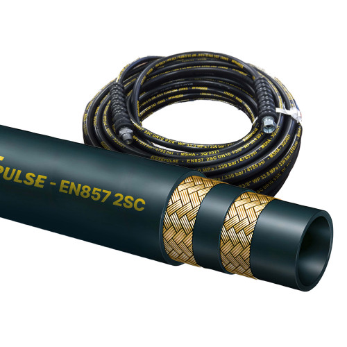 20 MTR 3/8 FLEXEPULSE HOSE C/W 3/8 MALE - 3/8 FEMALE ENDS