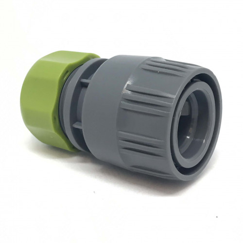 SOFT GRIP FEMALE PLASTIC HOSE COUPLER 1/2" HOSE