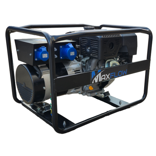 Maxflow Industrial AVR Petrol Generator &acirc; Loncin G390 Engine 5.5 kVA Large Frame