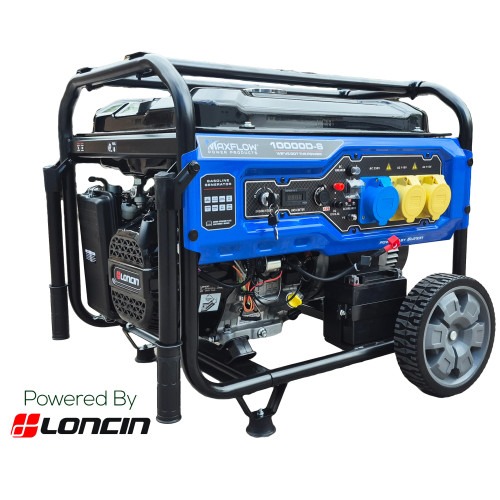 Maxflow MX10000 &acirc; 230V 8KW [10KW Max] Electric Start Open-set Generator
