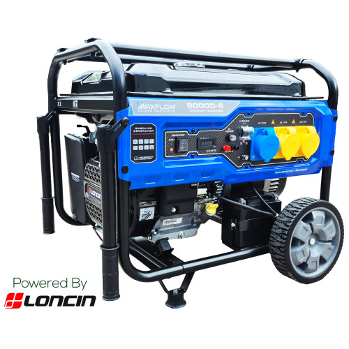 Maxflow MX8000 &acirc; 230V 6KW [8KW Max] Electric Start Open-set Generator