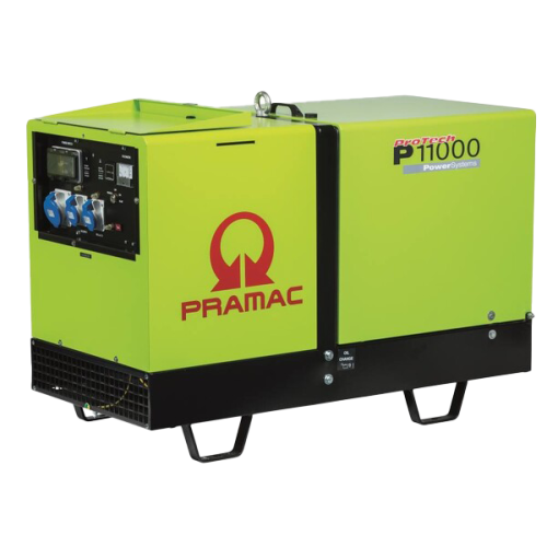 Pramac P11000 Silenced Diesel Generator Max 11 Kva C/W transport kit