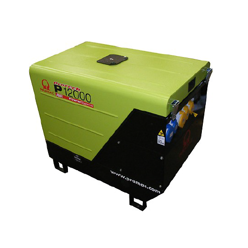 silent petrol AVR generator Pramac Maxflow 10kva