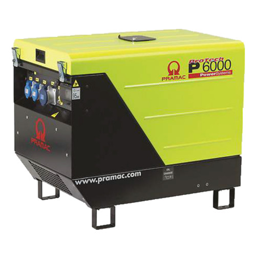 Pramac P6000 Silenced Diesel Generator Max 5.9 Kva
