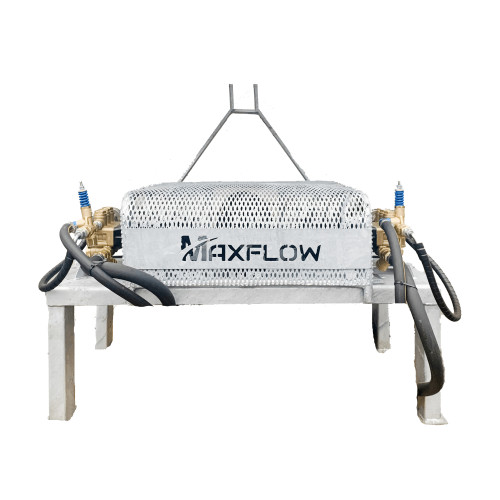 Maxflow Twin PTO Pressure Washer – Hawk Pump 2 x 30 LPM 200 BAR Galvanised Frame