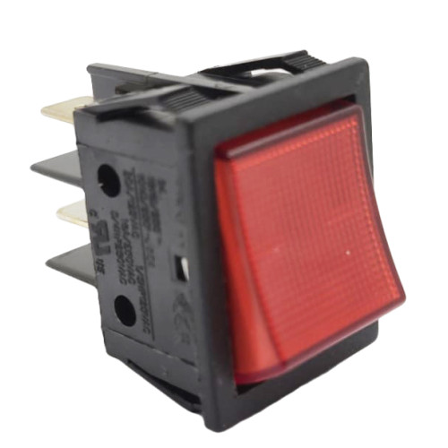 Red Rocker Switch 16AMP