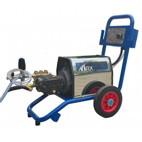 Maxflow Electric Pressure Washer Upright Frame – 400v 15 LPM 200 Bar