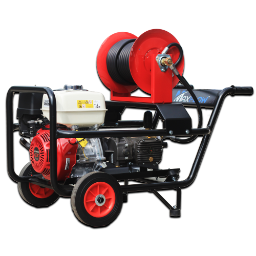 HONDA GX 390 13HP P'WASHER TROLLEY C/W REEL