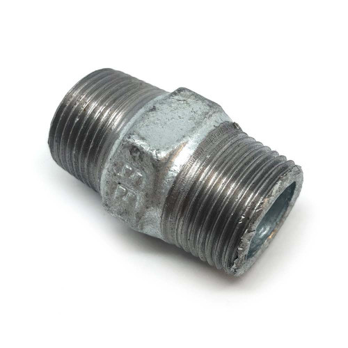 EQUAL HEXAGON NIPPLE 1/2" BSPT M THREAD