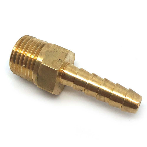 1/4-1/4 BRASS HOSETAIL