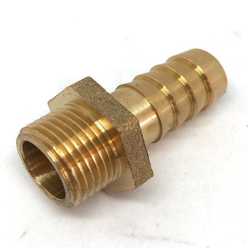 3/8" x 1/2" BRASS HOSETAIL