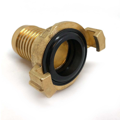 BRASS CLAW QUICK COUPLER WITH 1" HOSE TAIL