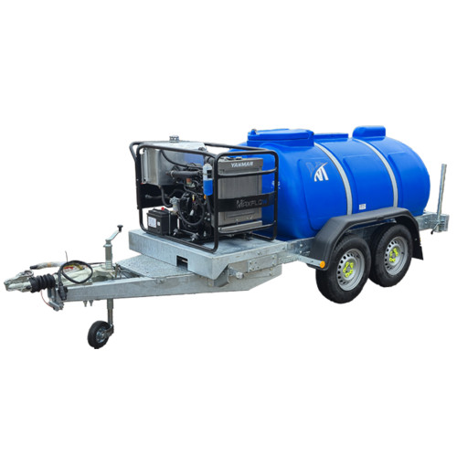 Maxflow Industrial Pressure Washer Highway-Spec Bowser - 2000L Hot & Cold Options