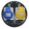 S16W END SOCKETS -  1 X 230V  &  1 X 110V
