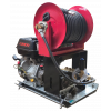 Maxflow Industrial Pressure Washer - Loncin G420 21 LPM Powerwasher Skid Frame + 30M Reel